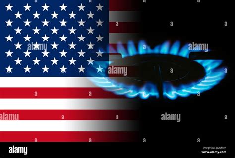 Drapeau et flamme .
